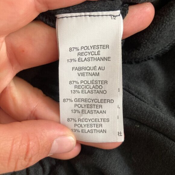 Vuori Granite Performance Jogger Pants Black Lounge Travel Comfy Women's Medium - Picture 15 of 16